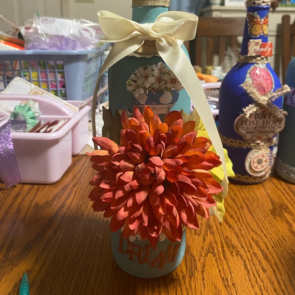 Handcrafted decor vases